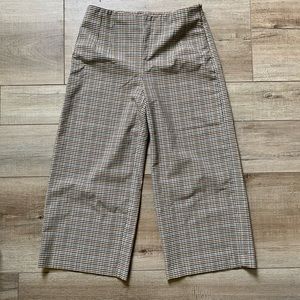 Loft wide leg cropped pants